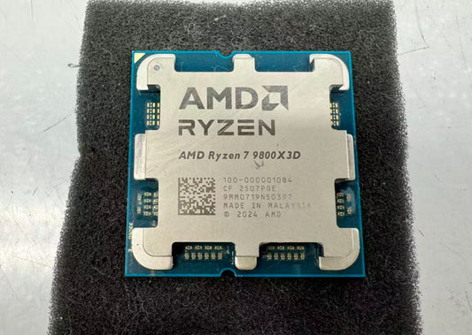 AMD Ryzen 7 9800X3D Desktop Processor 4.7 GHz, 8-Core, 16-Thread AM5 Tested