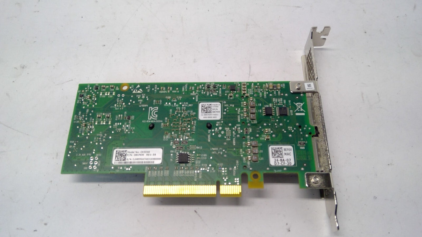 Dell 08KP6W CX324A Mellanox CONNECTX-3 QSFP+ 40GBE Dual Port Network Card High/P