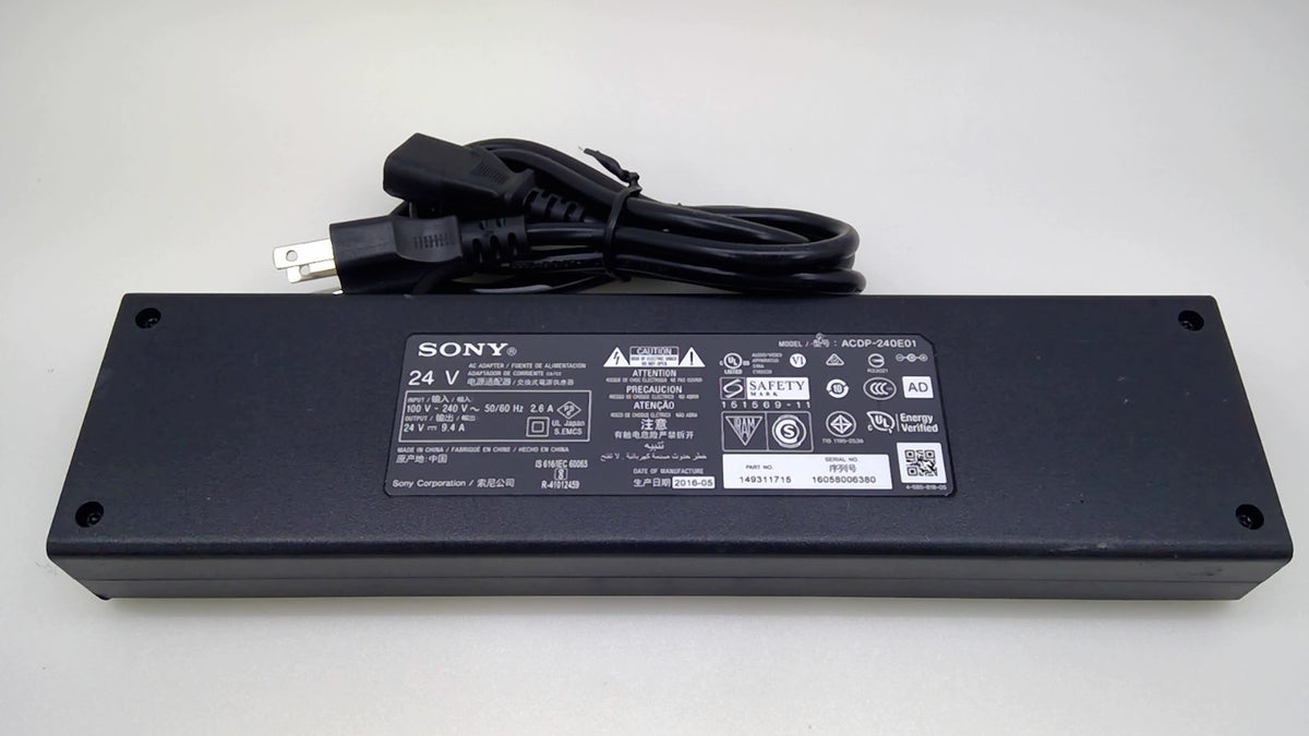 Genuine Sony ACDP-240E01 24V 9.4A 225W TV Power Adapter 149311715