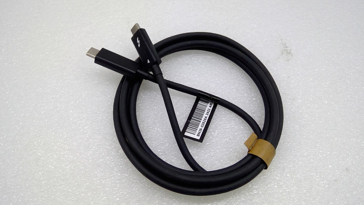BN39-02628A Thunderbolt 4 USB-C to USB-C Cable 5FT for Samsung Black