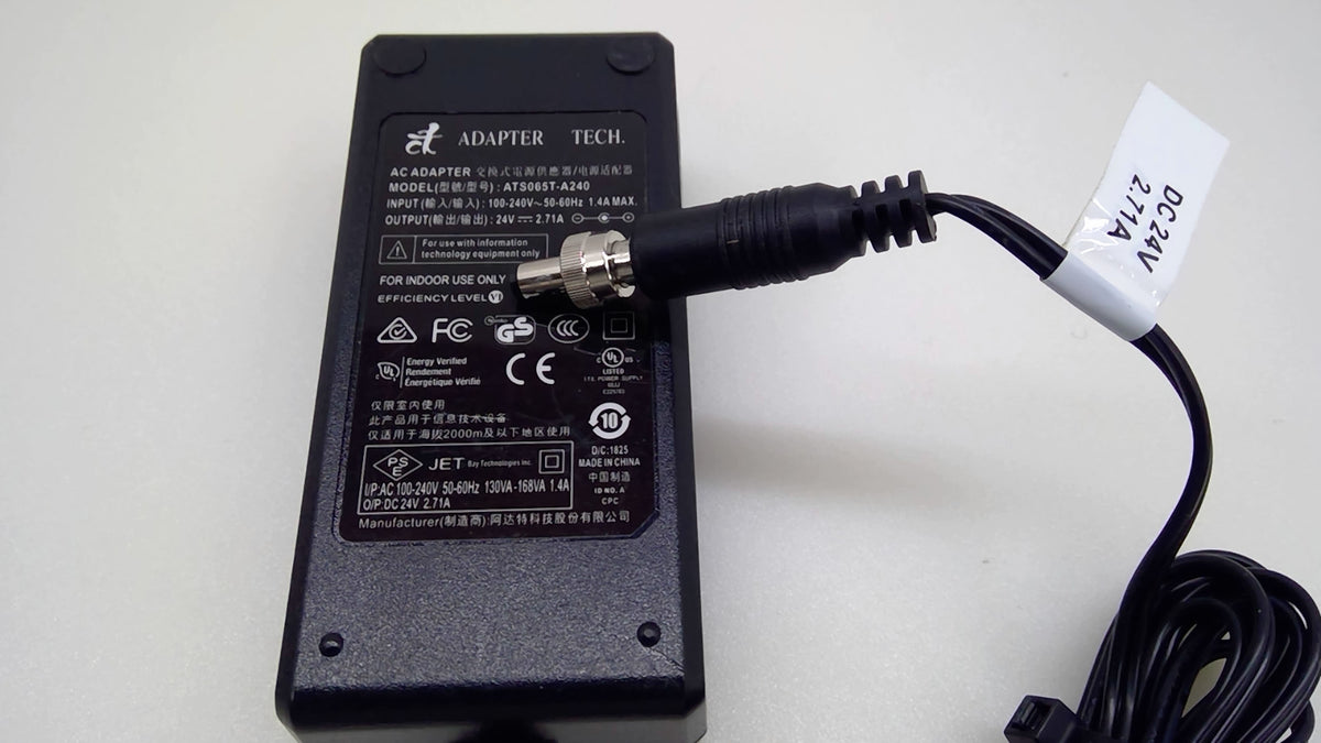 Genuine Adapter Tech ATS065T-A240 24V 65W 5.5x2.5mm for Nanoleaf Aurora