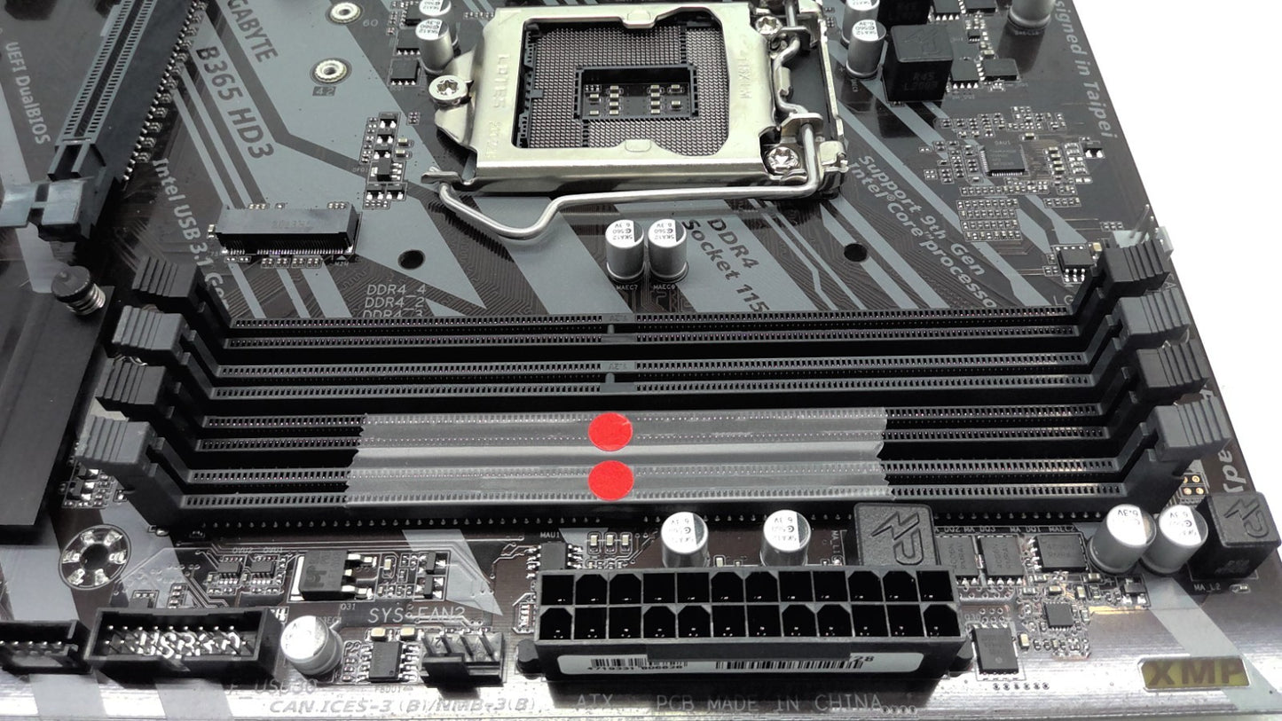 GIGABYTE B365 HD3 LGA1151 DDR4 Intel 9th Gen motherboard *Read*