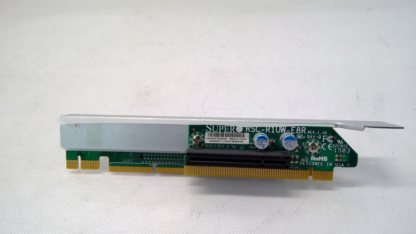 Supermicro RSC-R1UW-2E16/RSC-R1UW-E8R 1U WIO & PCI-Express x16/x8 Riser Cards