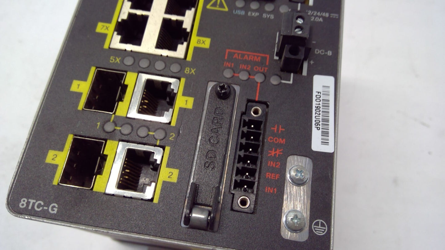 Cisco IE 2000 8-Port 10/100 Industrial Ethernet Switch P/N: IE-2000-8TC-G-B