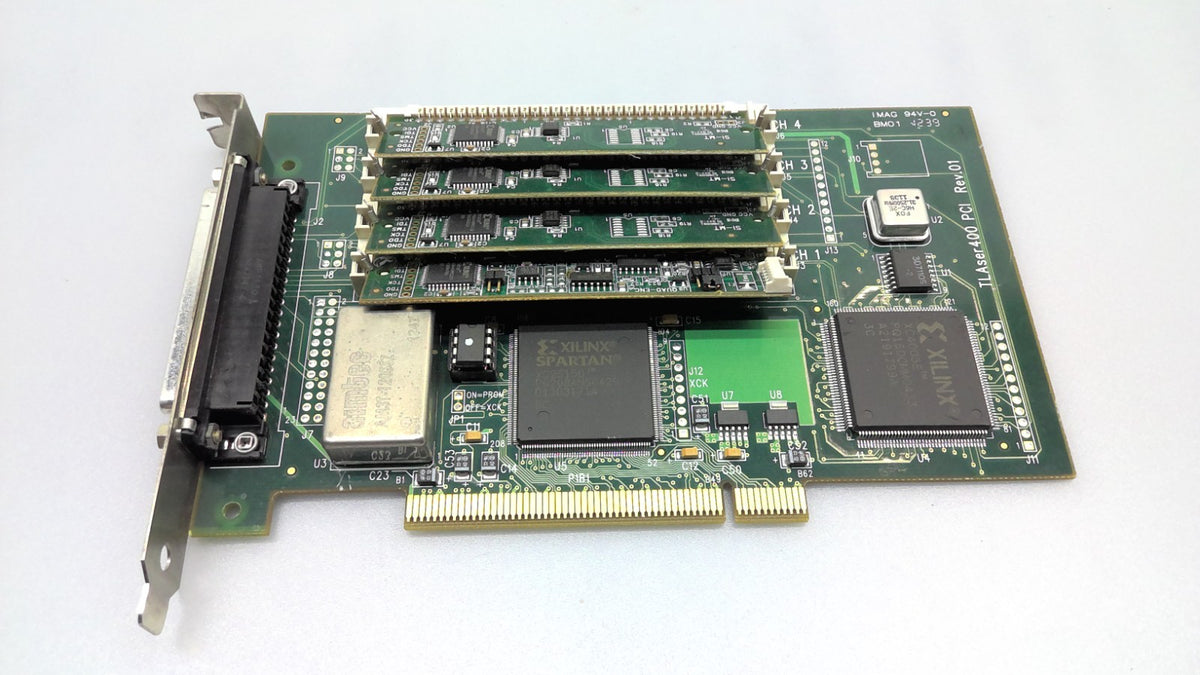 Laserlinc 4001-0100-02 TLAser400 PCI  Interface Card W/ 4 SIMM Modules