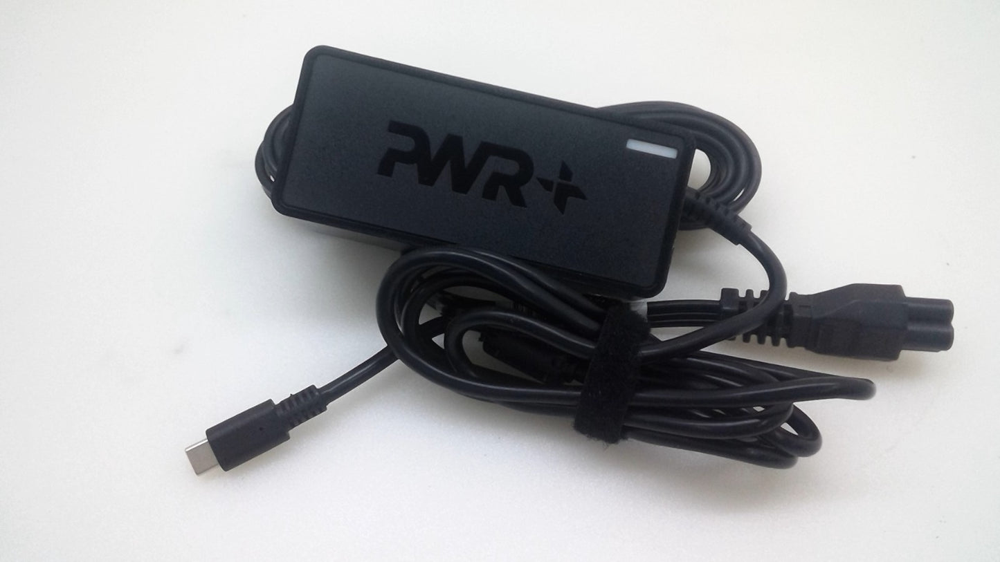 PWR+ USB-C Laptop Charger Power Adapter 65W  for Lenovo Yoga PWR-TAJ65PD