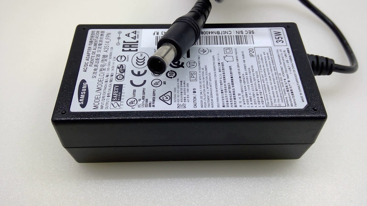 Genuine Samsung A3514_FPN 35W AC Adapter 14V 2.5A 6.5x4.4mm for Monitor TV