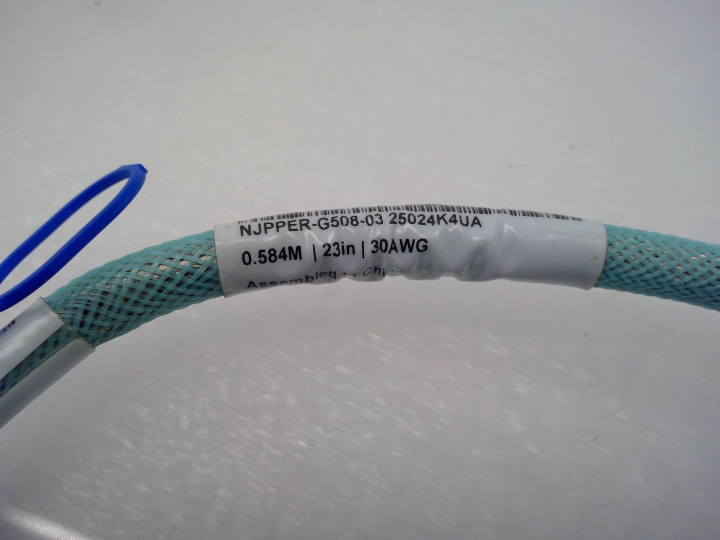 Amphenol 400G OSFP Passive DAC Cable 0.584m 23in 30AWG Used | NJPPER-G508-03