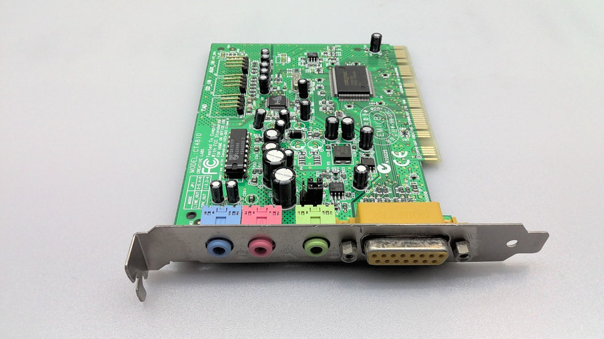 Creative Labs Sound Card CT4810 Sound Blaster PCI Vintage Audio