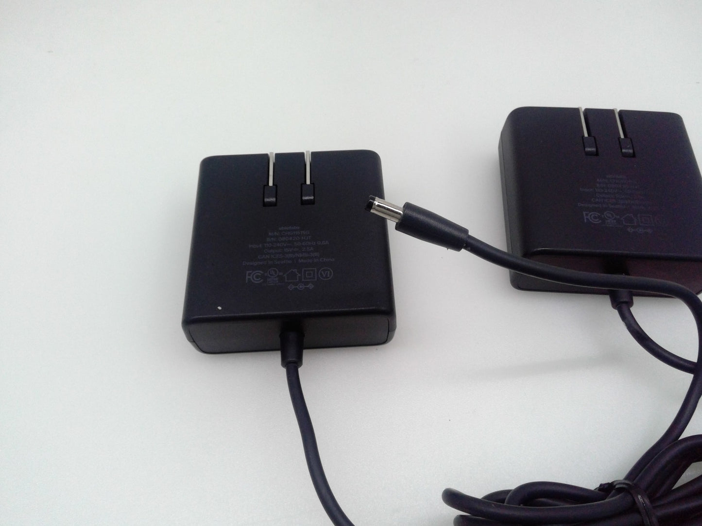 Lot of 2 UBIOLABS CHG1151SG 15V 2.5A AC Adapter For AWC1040 & WCB261 Charging