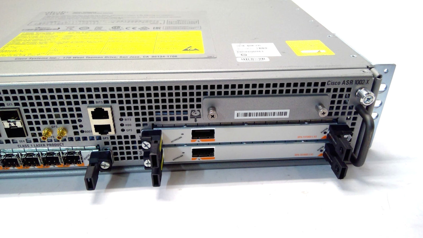Cisco ASR1002-X Services Router | ASR 1000 1002-X 6 x Ports SFP*READ*