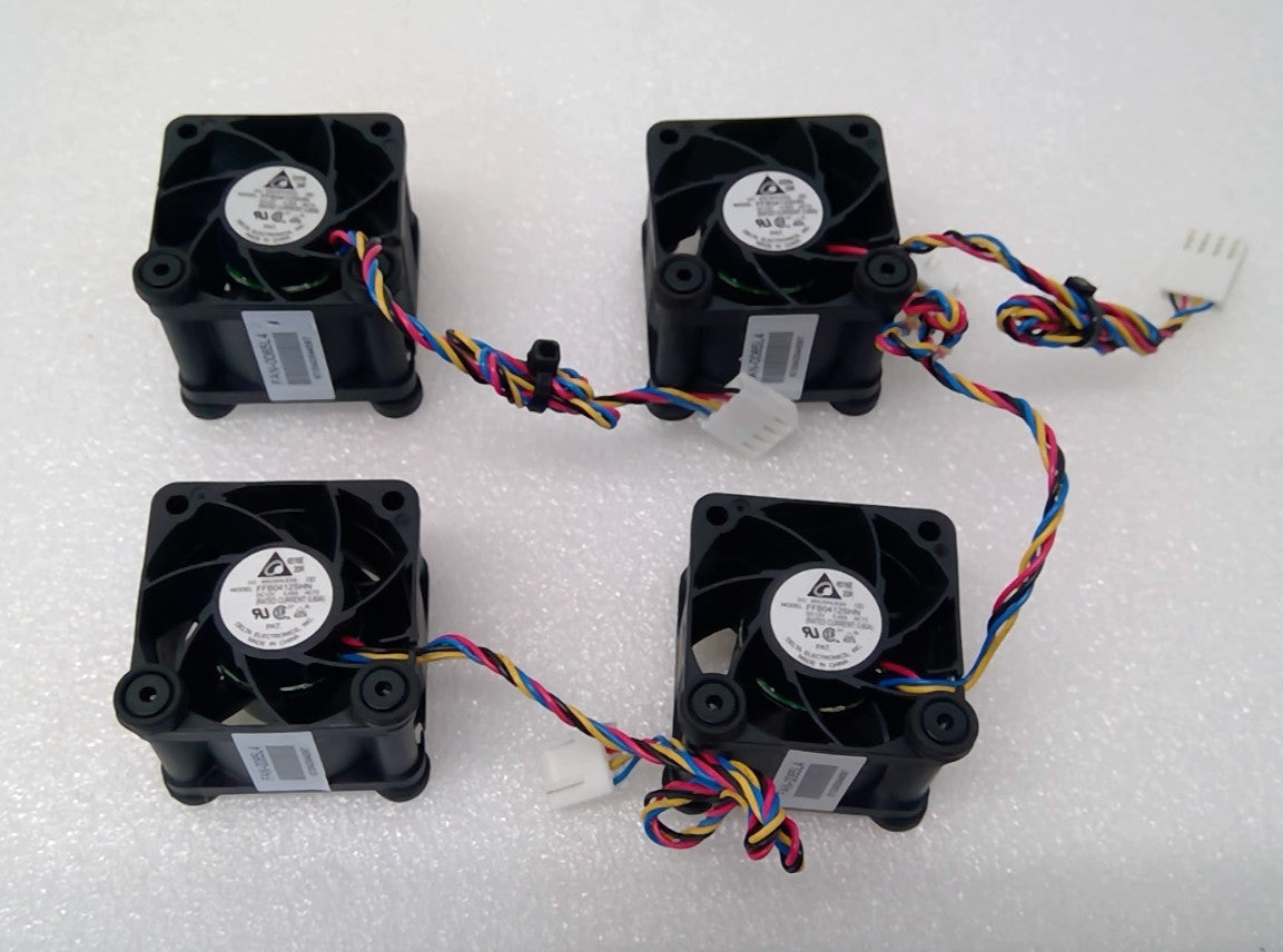 Lot of 4 Supermicro FAN-0065L4 40x28mm 1U Server Cooling Fan SC813MF PWM
