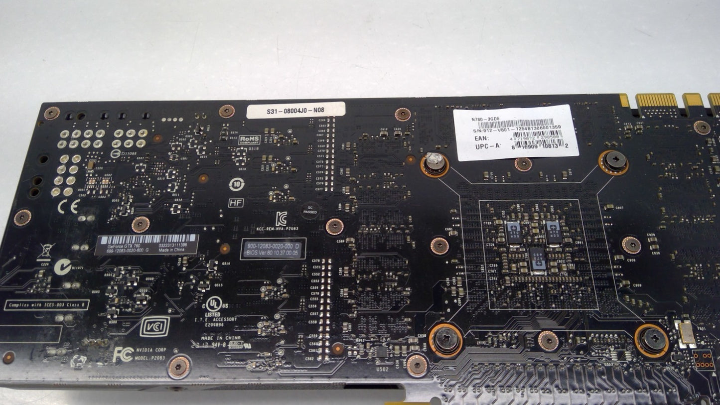 NVIDIA GeForce GTX 780 3GB GDDR5 Graphics Video Card 699-12083-0020-600