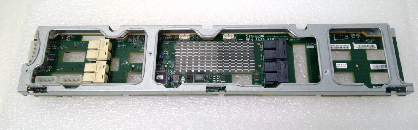 Supermicro BPN-SAS3-826EL1-N4 2U 12-Bay 4x NVME 12Gb SAS-3 Expander Backplane