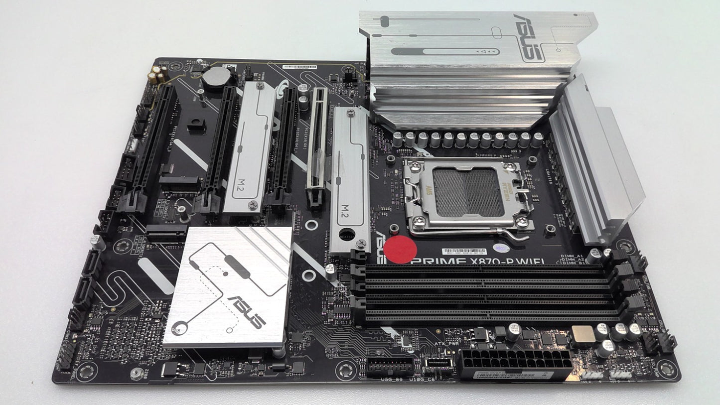 Lot of 2 *For Parts* ASUS PRIME X870-P WIFI AM5 *NOT WORKING*
