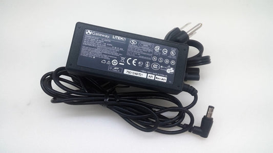 Genuine Gateway LiteOn PA-1650-02 65W AC Adapter Charger 19V 3.42A W/Cord