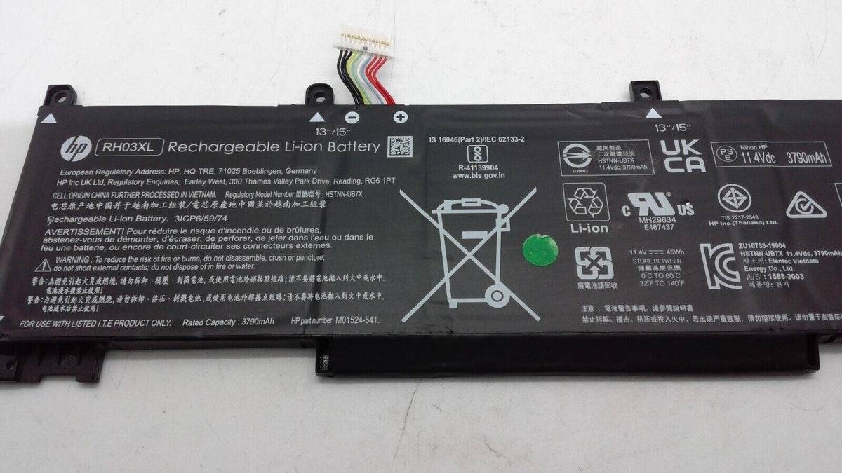 HP RH03XL Battery for HP ProBook 430 450 650 G8 HSTNN-DB0B HSTNN-UB7X M01524-AC1