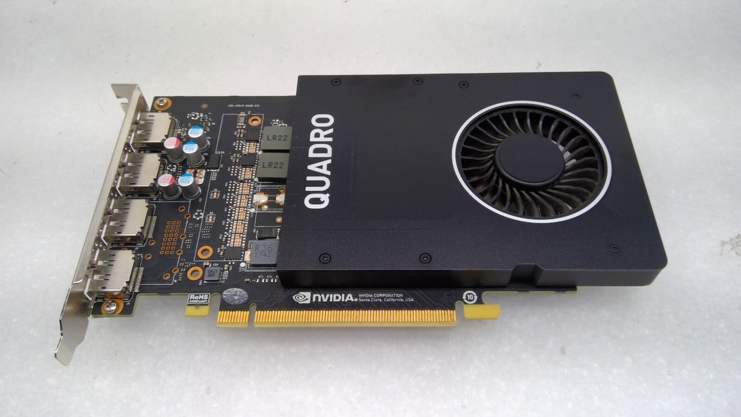 NVIDIA Quadro P2000 5 GB GDDR5 PCI Express 3.0 x16 Desktop Video Card