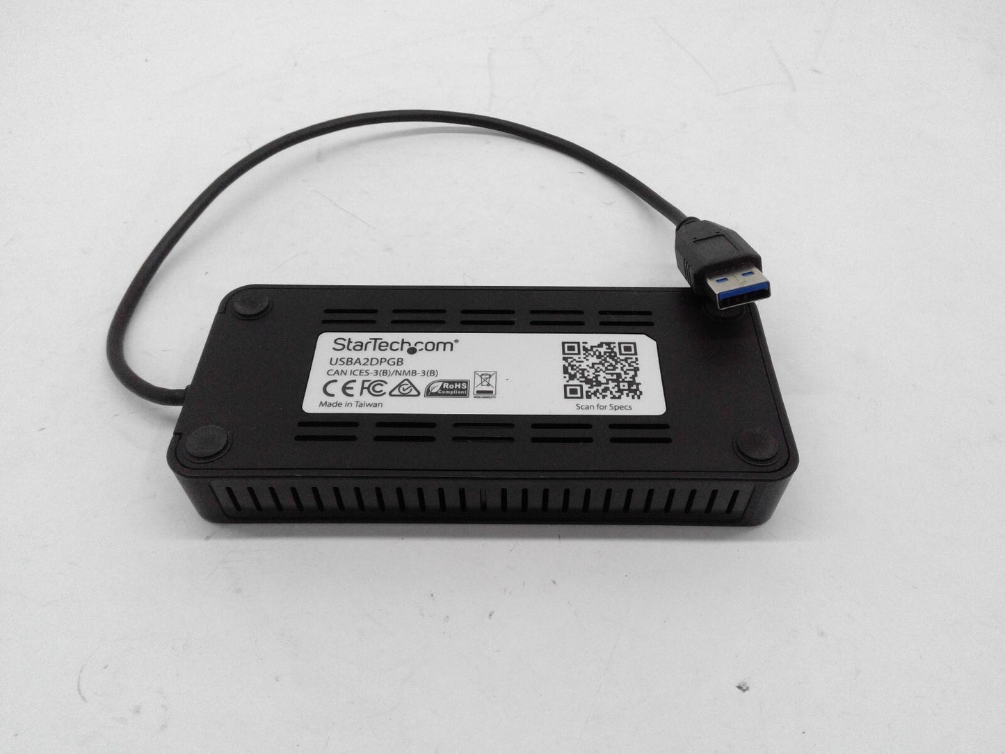 StarTech USBA2DPGB USB 3.0 Mini Dock - Dual Monitor USB Type-A Laptop Docking