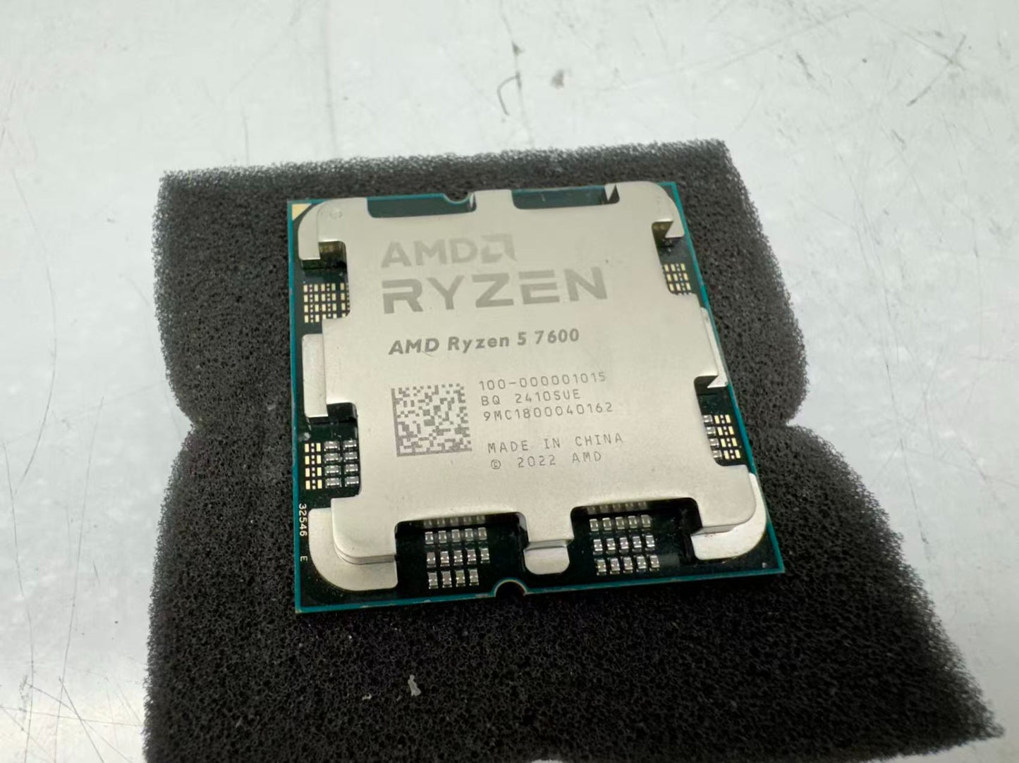 AMD Ryzen 5 7600 6-Core, 12-Thread (AS IS FOR PARTS, NOT WORKING)