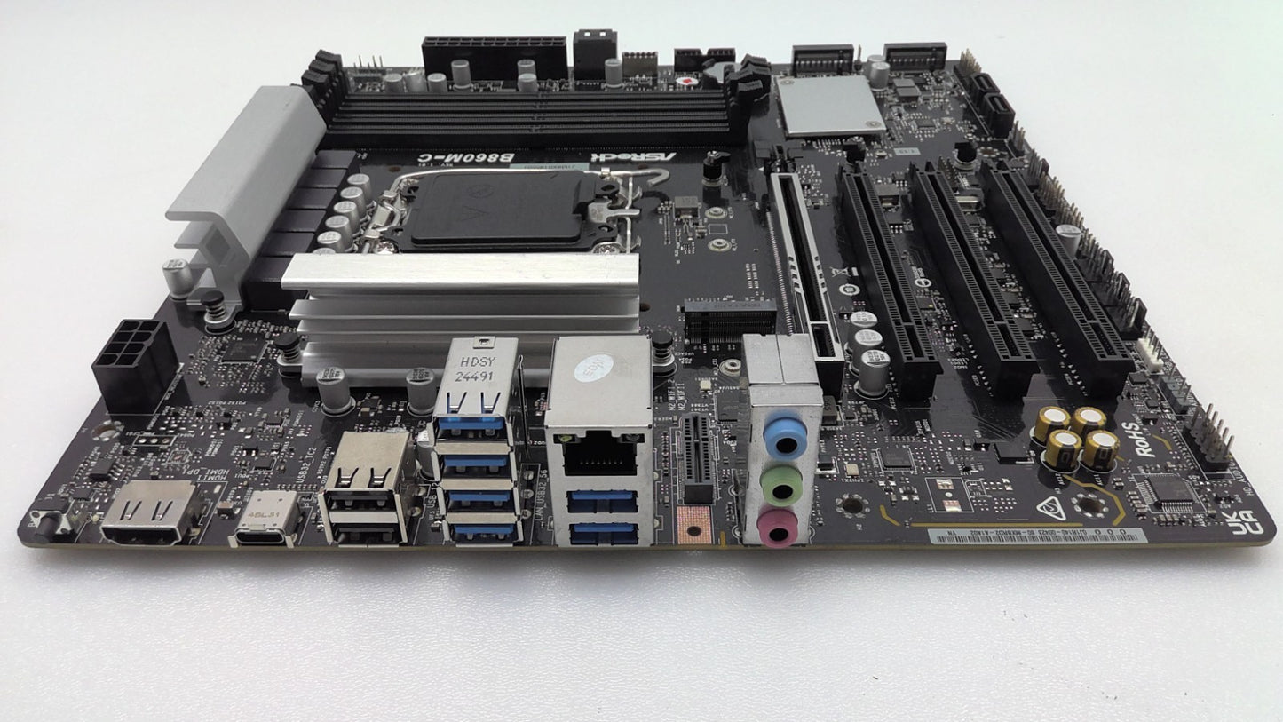 AsRock B860M-C Socket LGA 1700 micro ATX  Intel DDR5 Motherboard *Read*