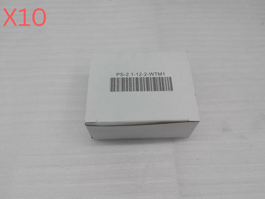 Lot of 10 ChallengerCableSales PS-2.1-12-2-WTM1, 12VDC 2A, AC Wall Adapter
