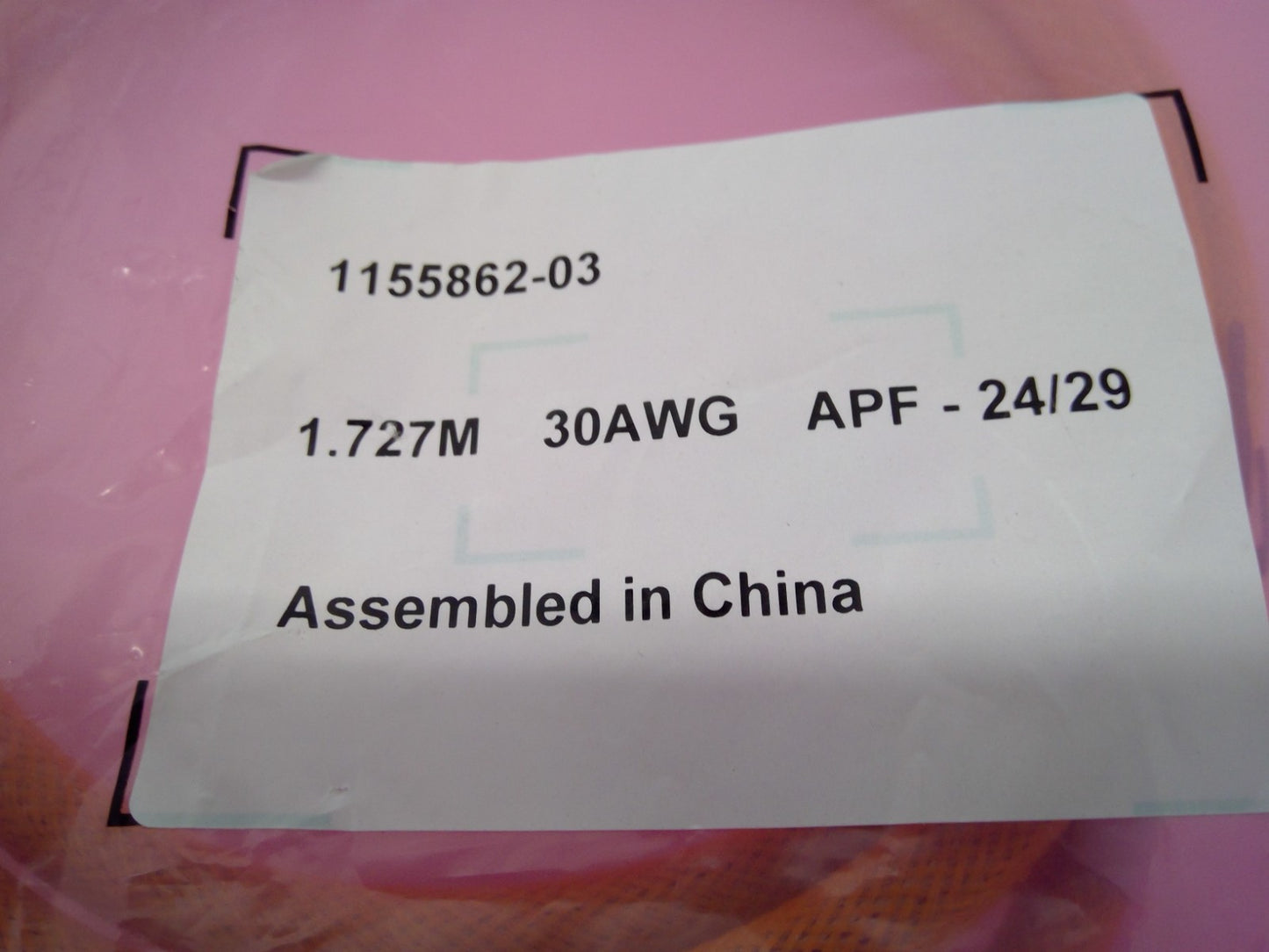 NEW Amphenol NJPPER-G511-03 400G OSFP DAC Cable 1.727m 30AWG 1155862-03 Sealed