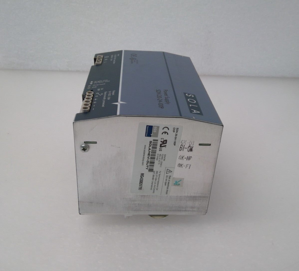 SOLA SDN 20-24-I00P Power supply 20A 24VDC