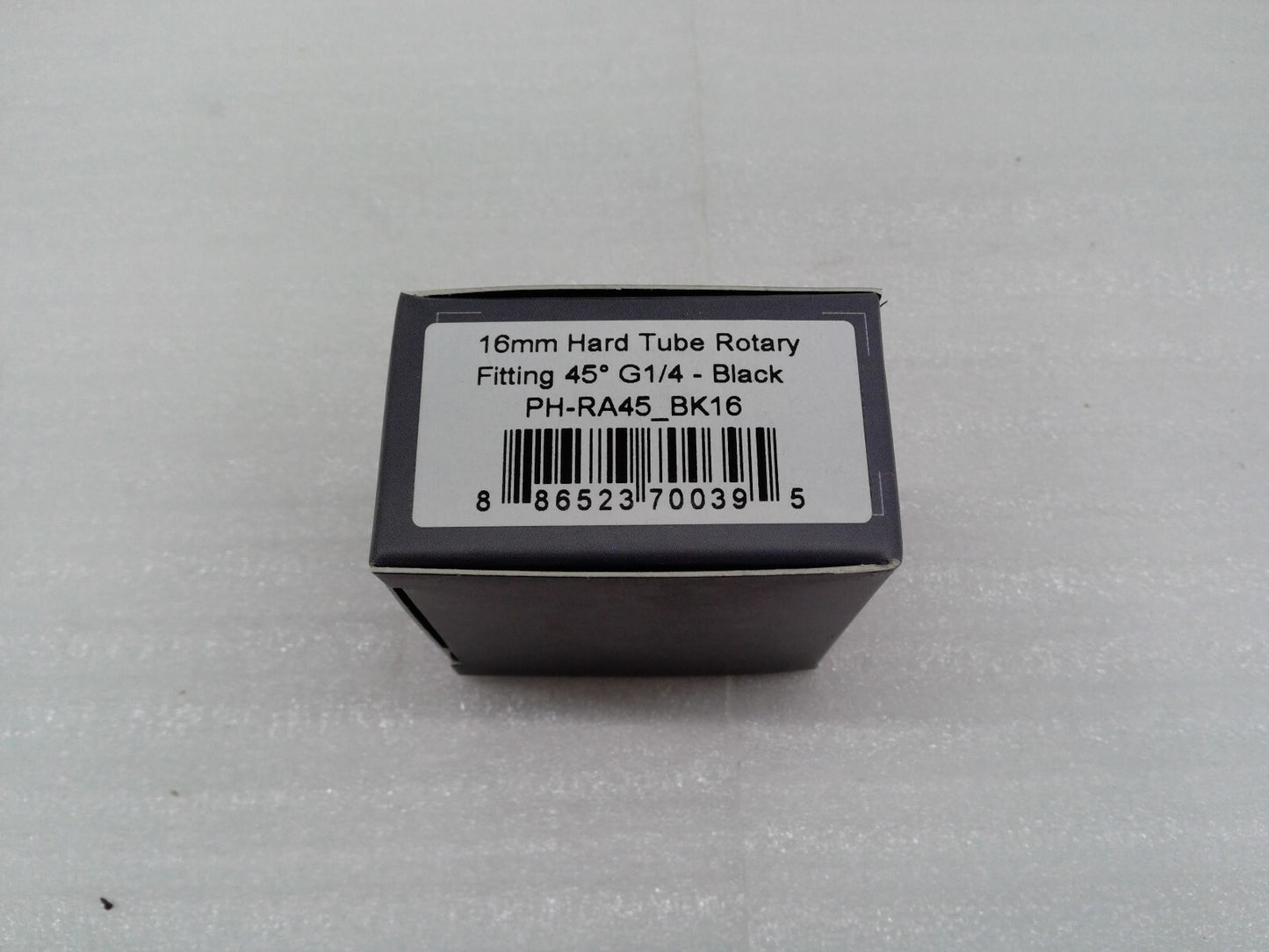 New Phanteks PH-RA45_BK16 16mm Hard Tube Rotary fitting 45 Degree G1/4-Black