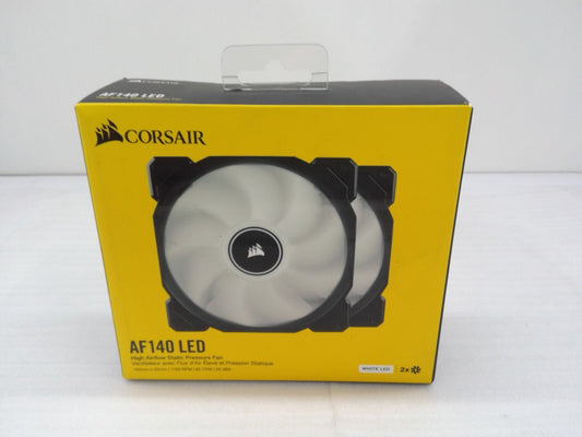 New CORSAIR AF140 LED high airlow static pressure  Fan Dual Pack White LED 140mm