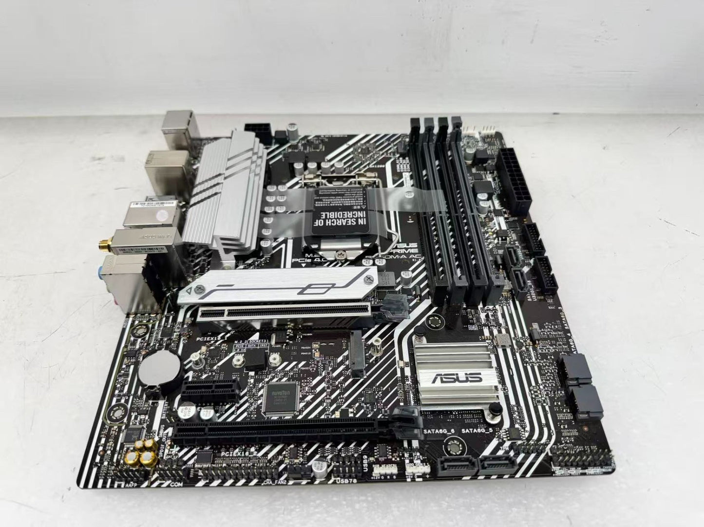 ASUS Prime B560M-A AC Motherboard DDR4 LGA1200 WiFi Card