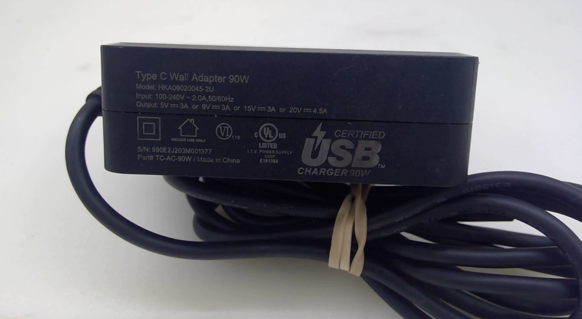 Nekteck  HKA09020045-2U 90W USB-C Type-c Wall Charger20v 4.5A AC Adapter