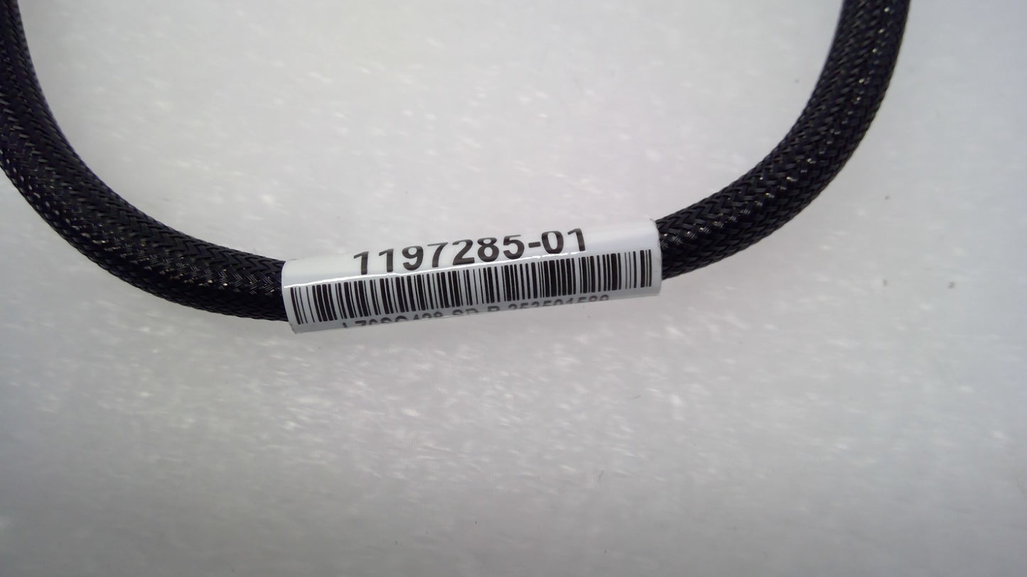 Luxshare 800G OSFP to OSFP DAC Cable 1.26M 30AWG Black Braided LZ6SQ428-SD-R