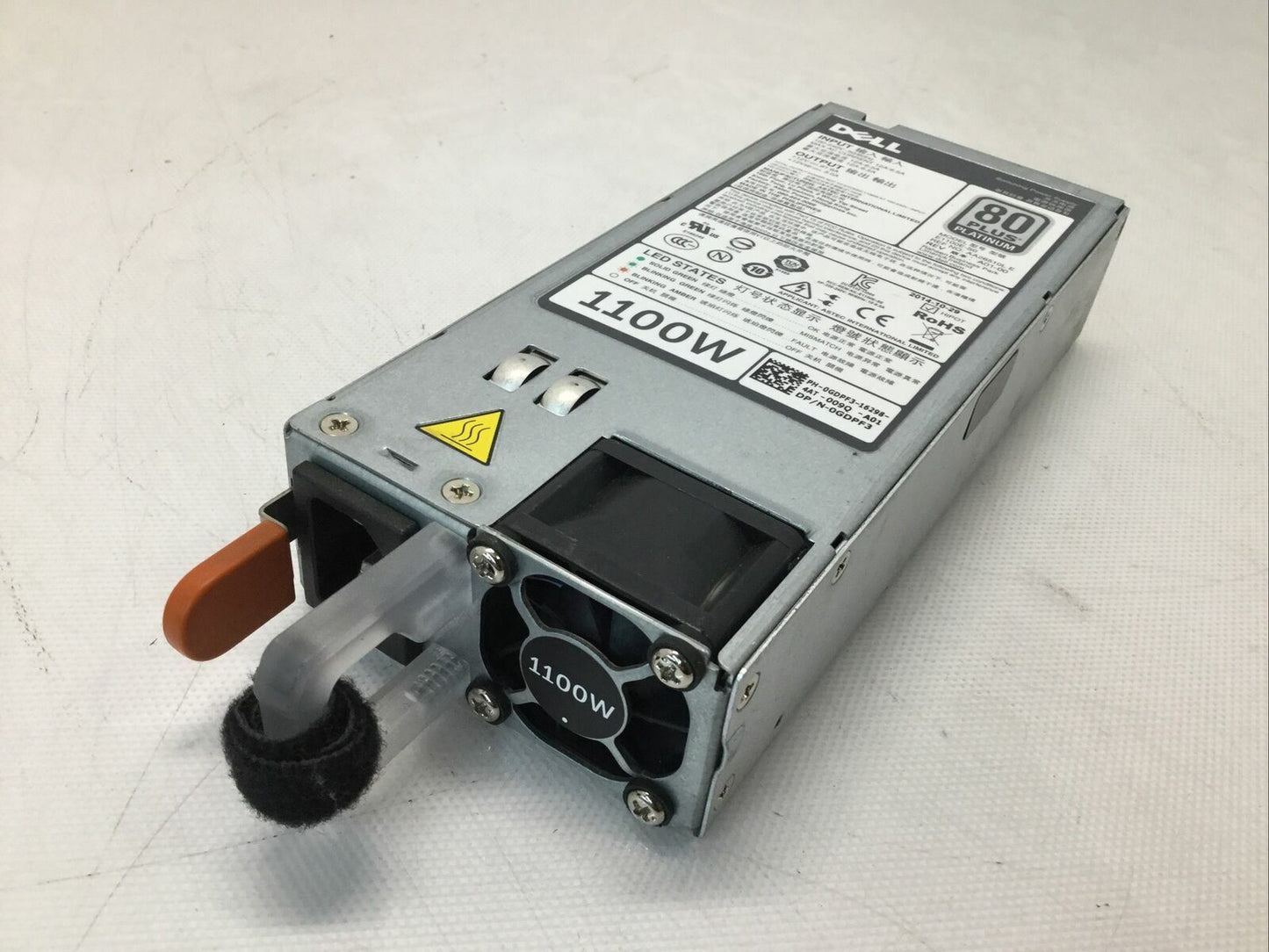 Lot of 2 - Dell E1100E-S0 L1100E-S0 PowerEdge 1100W Server Power Supply 0GDPF3