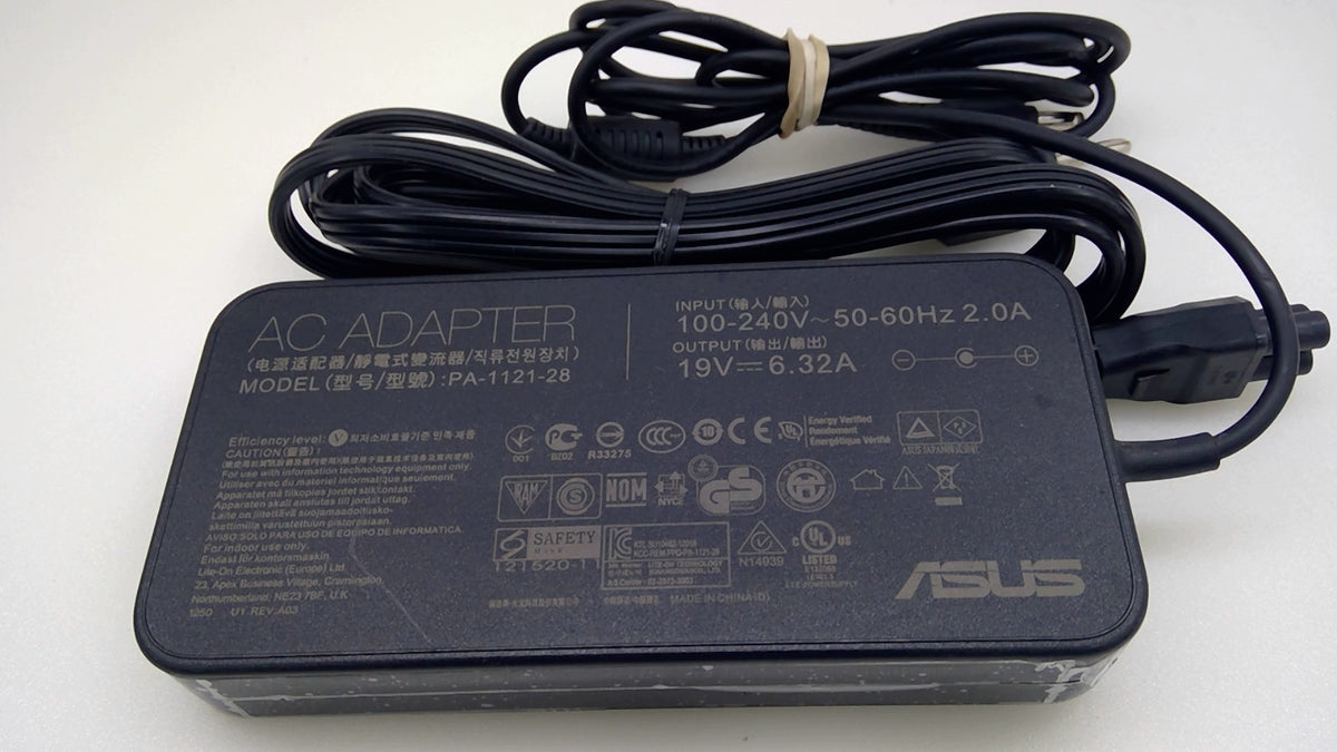 Genuine ASUS PA-1121-28 120W AC Adapter 19V 6.32A 5.5x2.5mm Laptop Charger