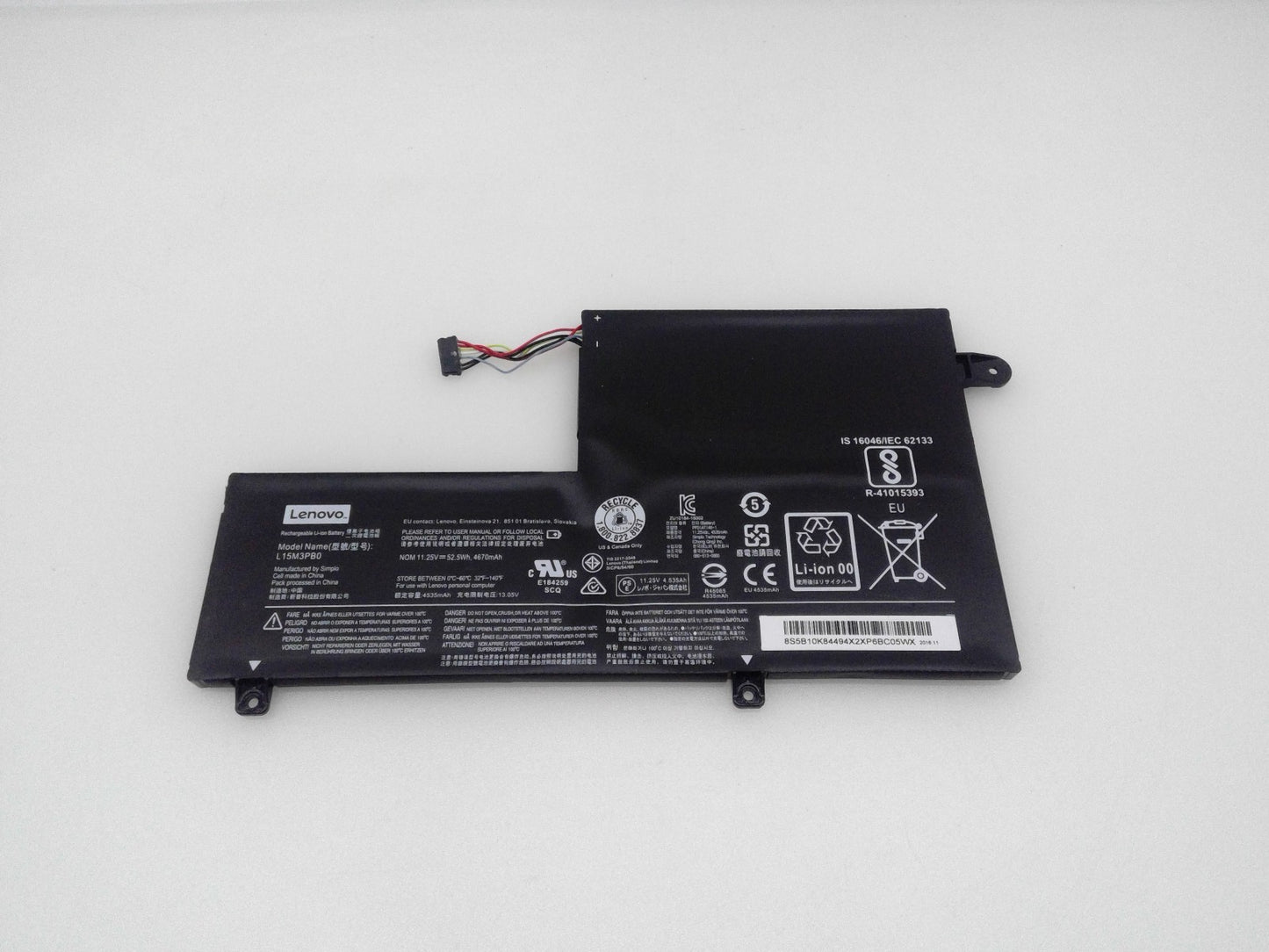 OEM L15M3PB0 52.5Wh 11.25V Battery for Lenovo Yoga 510-14IKB 80VB Flex 4-1435