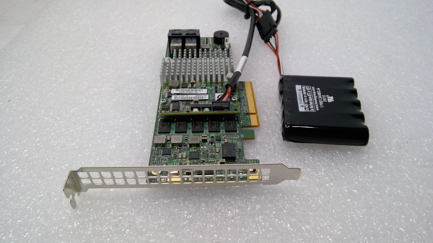 SUPERMICRO AOC-S3108L-H8IR-16DD  SAS3 12Gb PCI-e 3.0 2GB 8-Port  RAID Controller