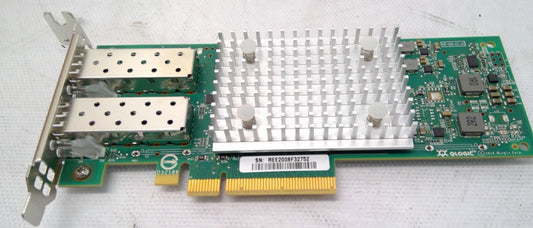 Dell 807N9 QLogic FastLinQ QL41112 Dual Port 10GbE SFP+ LP PCIe-x8 CNA 0807N9