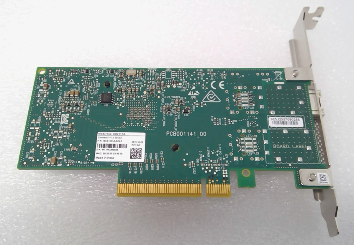 Mellanox MCX4111A-ACAT ConnectX-4 Lx 25GbE Single Port SFP28 PCIe 3.0 x8 NIC