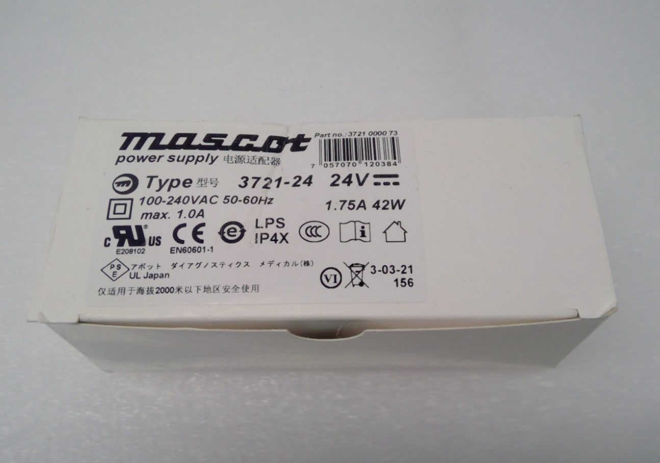 NEW Mascot 24V DC 1.75A Power Supply AC Adapter 100-240VAC 3721-24 5.5mm