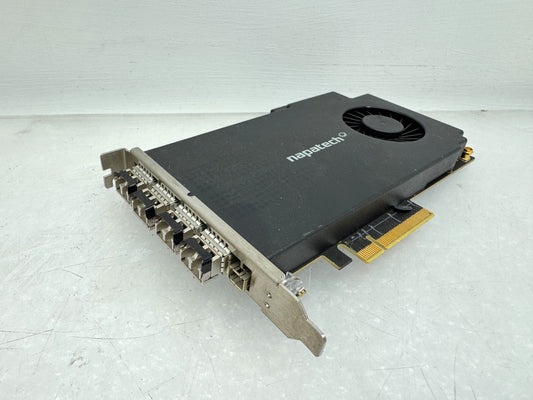 NapaTech SmartNIC Dual-Port 10GbE PCIe Network Card P/N:073-011901-07 W/ SFP