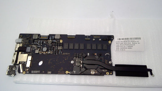 APPLE MACBOOK PRO RETINA 13" A1502 2013 i5 2.4GHz 4GB RAMLOGIC BOARD 820-3536-A