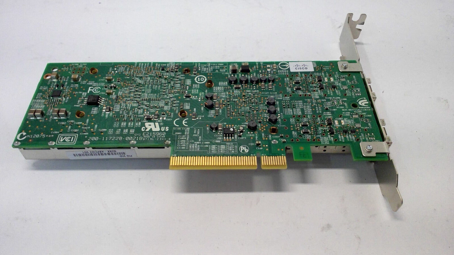 Cisco Dual-Port 10Gb SFP+ Network Interface Card 74-7121-02 N2XX-ABPCI02