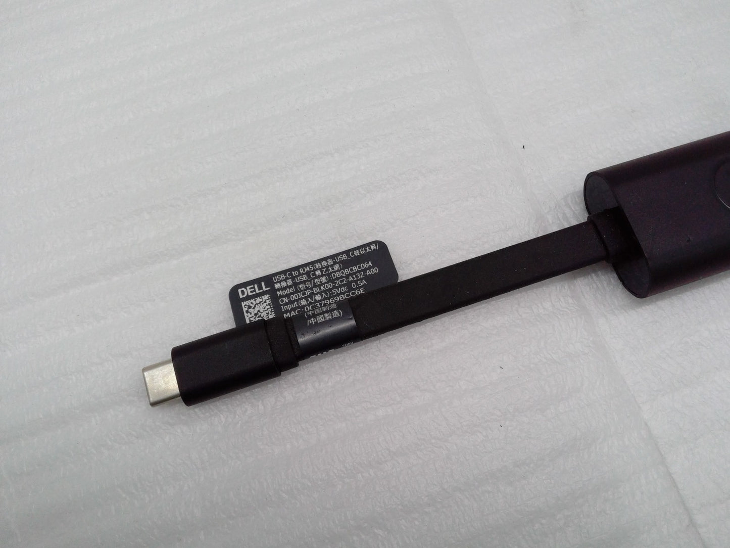 Genuine Dell USB-C to Gigabit Ethernet Adapter Cable DBQBCBC064 - 96NP5 096