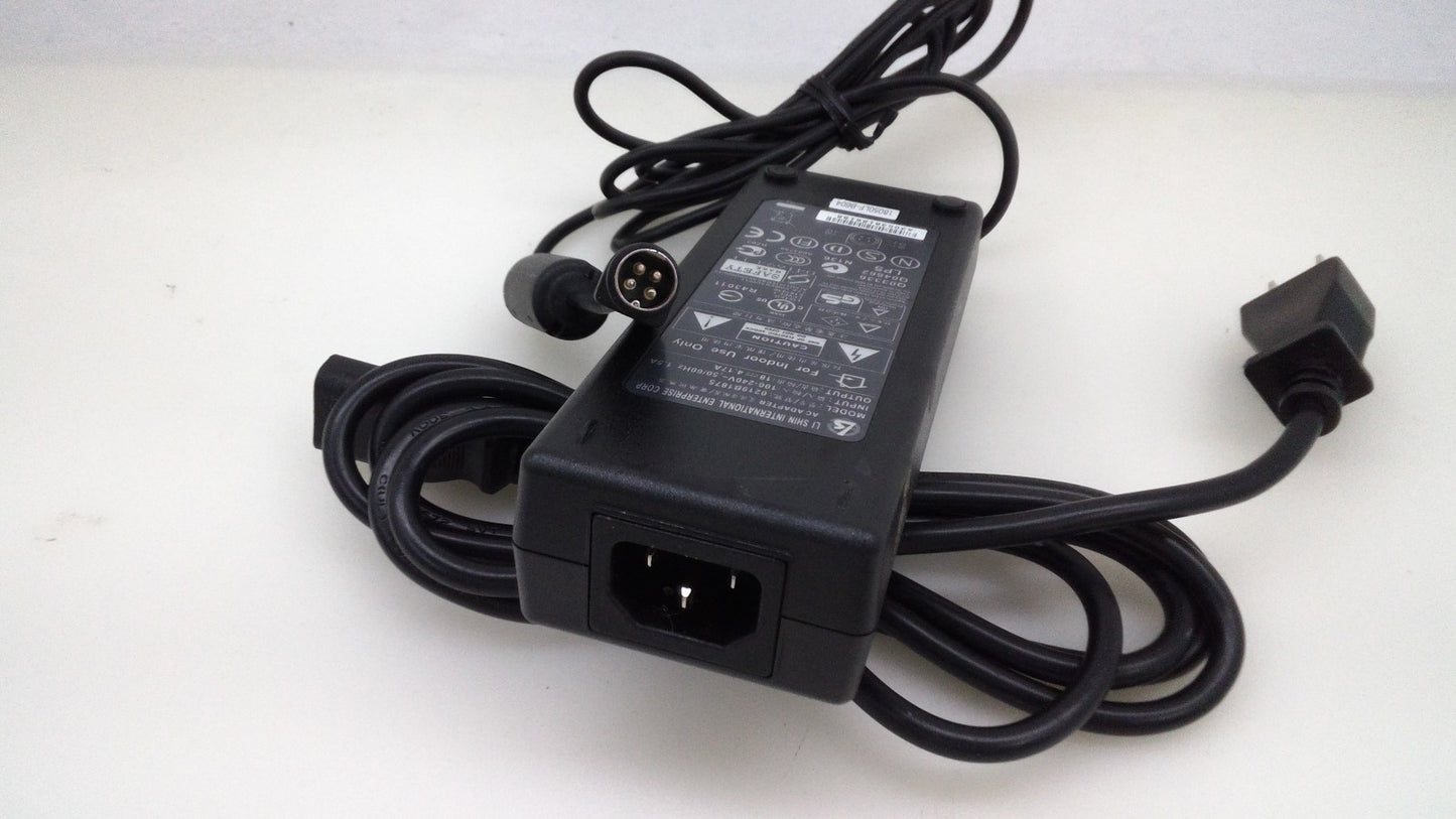 Genuine Li Shin AC Power Adapter 0219B1875 Charger 18V 4.17A 75W 4-Pin Plug