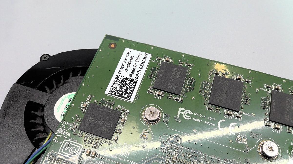 Dell 8MDMW 08MDMW nVidia Quadro 2000 1GB PCIe Graphics Card 2xDisplay Port 1xDVI