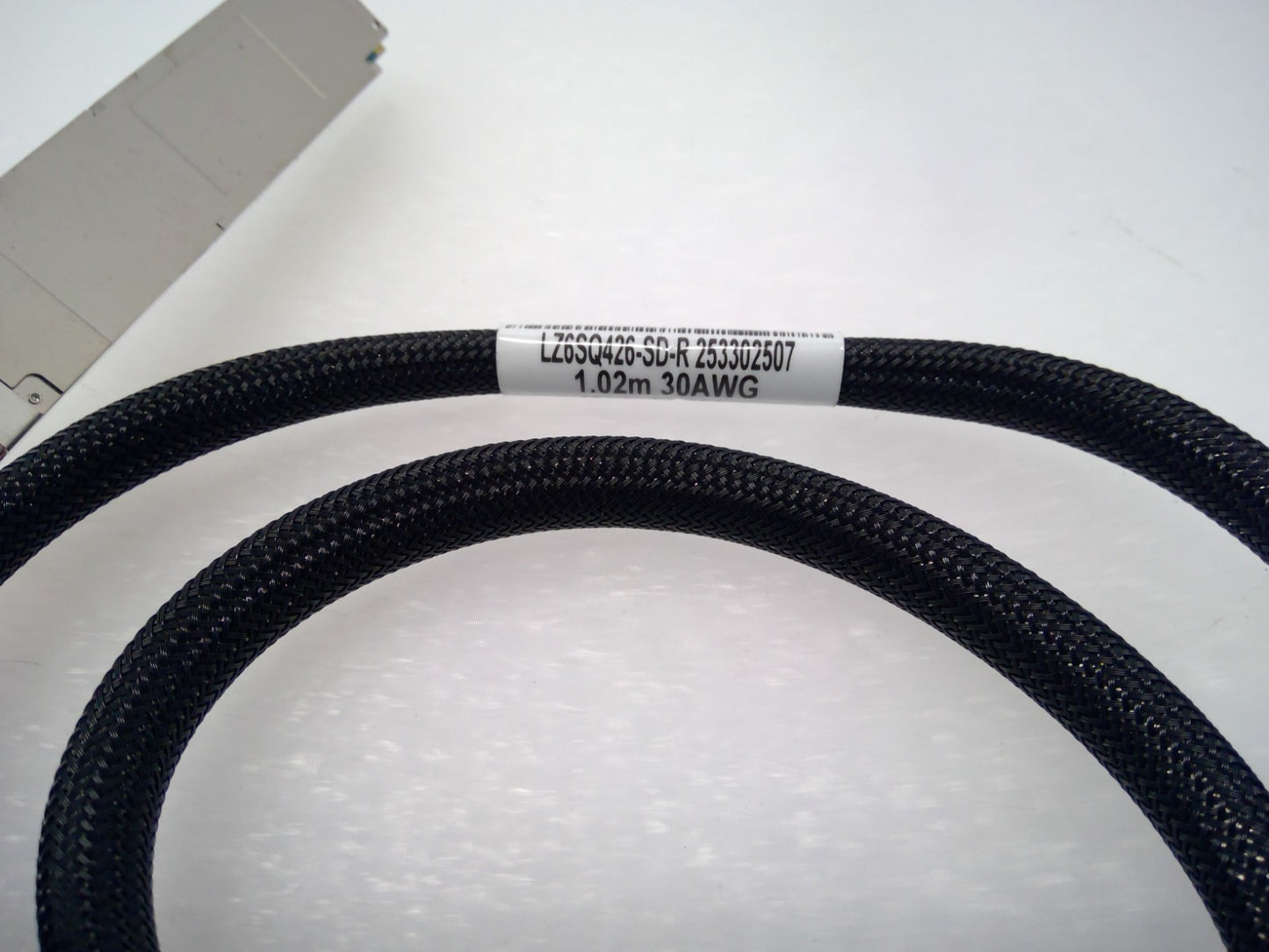 Luxshare 800G OSFP-112 DAC Cable 1.02M 30AWG Passive Copper PN: 1197283-01