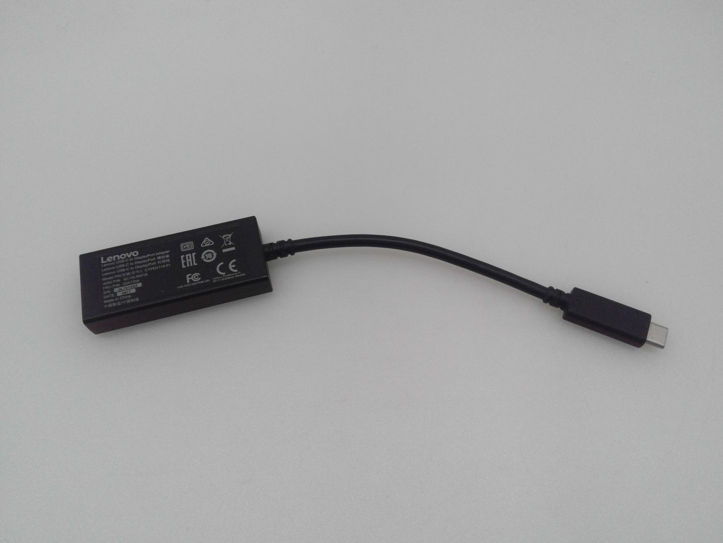 Genuine Lenovo USB-C to DisplayPort Adapter CYPD2119-01  03X7204