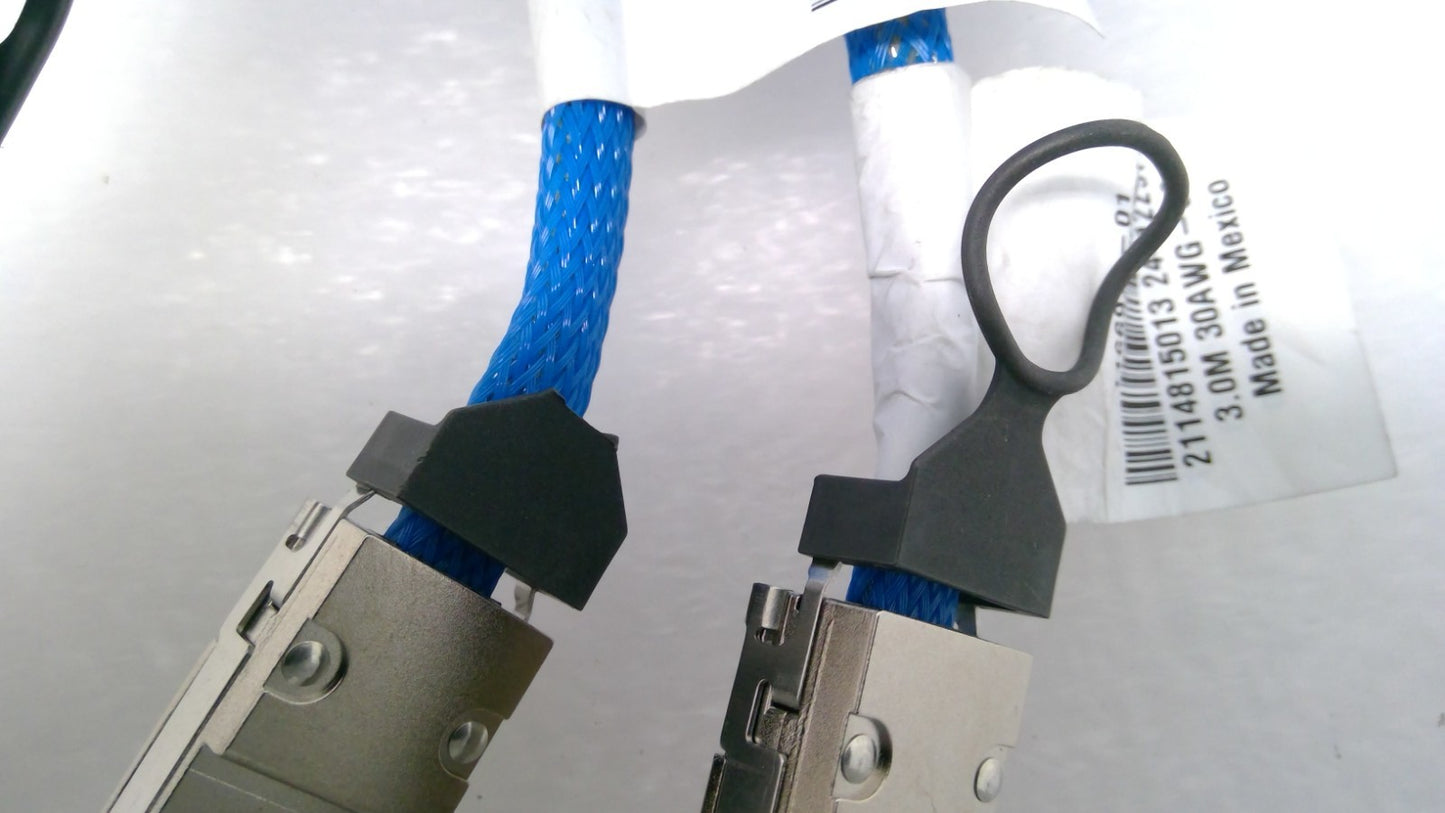 Molex 2114815013 800G OSFP TO 2X400G QSFP112 DAC Cable 3m 30AWG Broken pull-ring