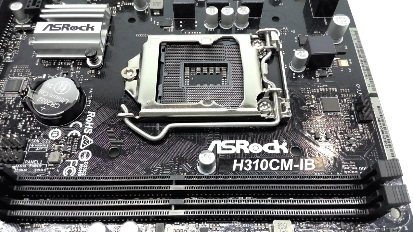 ASRock H310CM-IB LGA1200 DDR4 Micro ATX Motherboard No I/O Shield